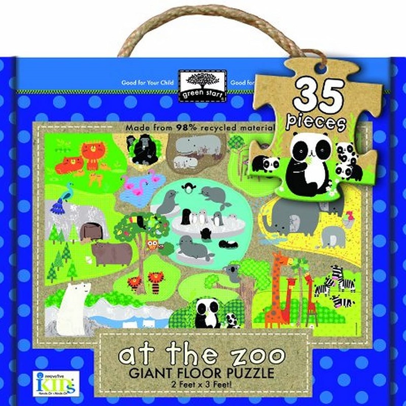 At the Zoo (Green Start Giant Floor Puzzles)