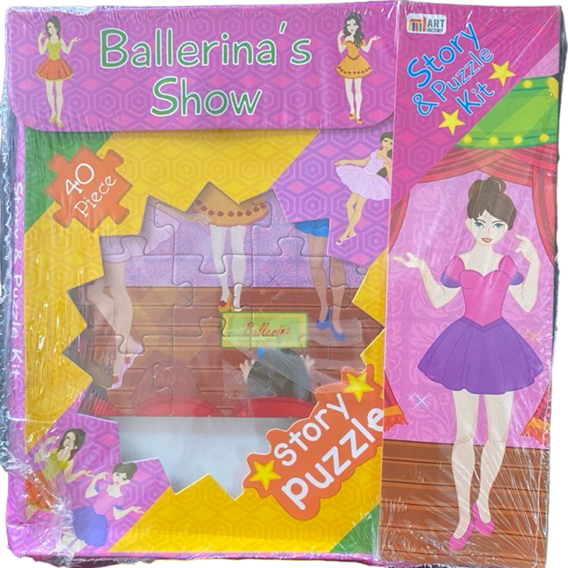 Ballerina's Show Story And Puzzle Kit