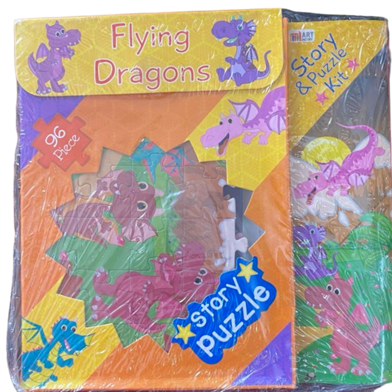 Flying Dragons Story And Puzzle Kit