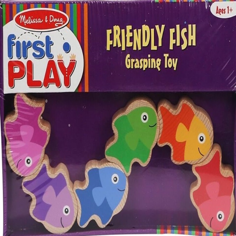 Melissa & Doug Friendly Fish Grasping Toy