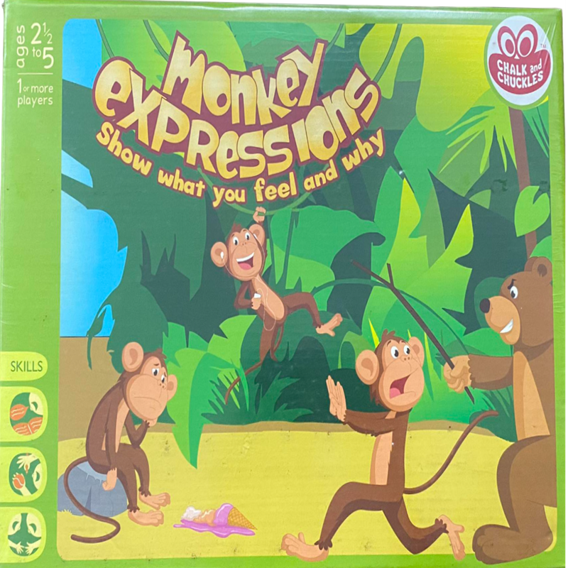 Chalk and Chuckles Monkey Expressions Puzzle