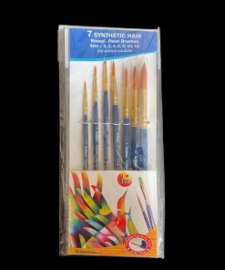 Artline Synthetic Hair Paint Round Brush Set Of 7
