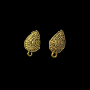Antique Tear Drop Pattern Earrings