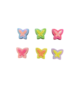 Alternative view of Glossy Butterfly Acrylic Beads