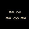 Silver Infinity Symbol 1 Charm