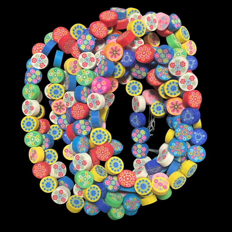 Polymer Clay Round Beads