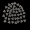 Faux Pearl Triangle Embellishment