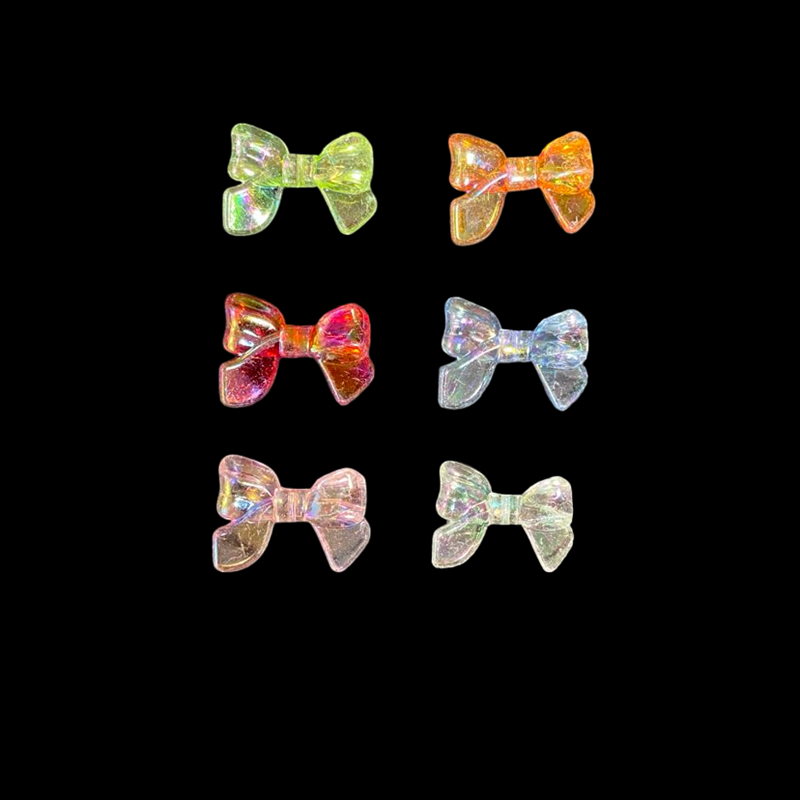 Mixed Colour Acrylic Beads – Bow