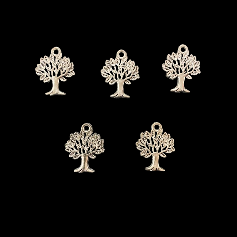 Silver Tree Charm