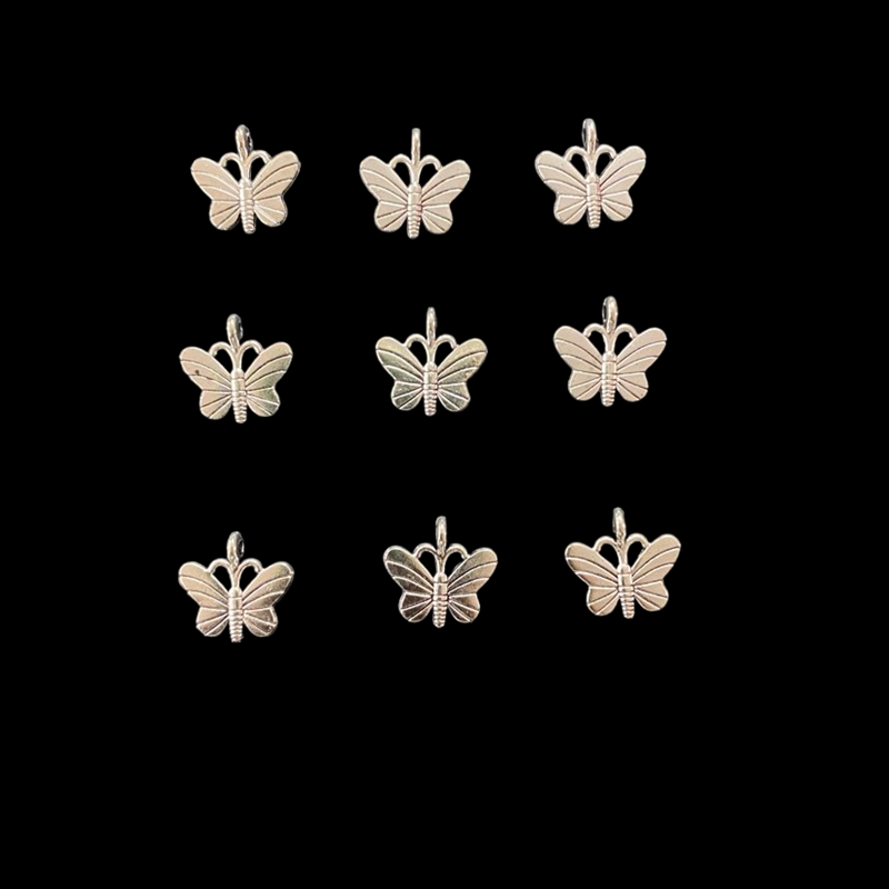 Silver Butterfly Charm