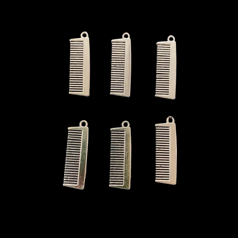 Silver Comb Charm