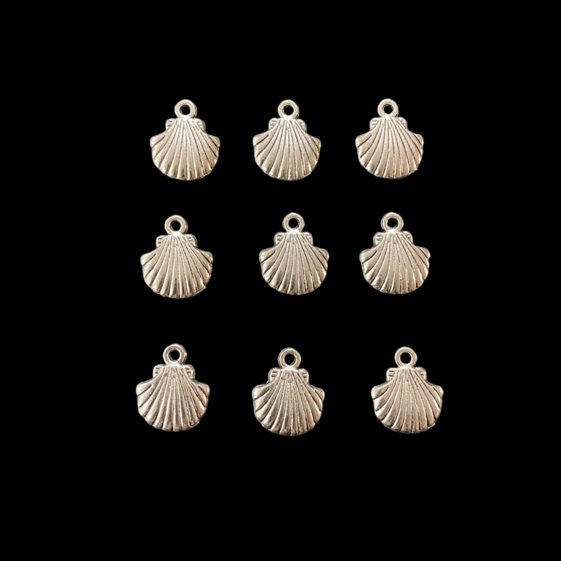 Silver Seashell Charm