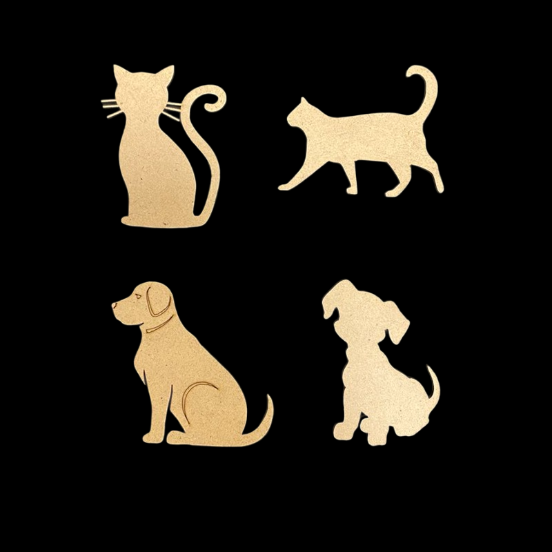 MDF Pet Animals Cut Outs