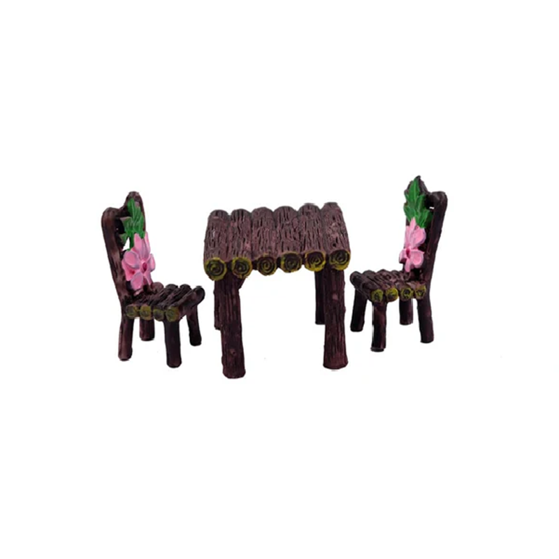 Miniature Wooden Table And Chair