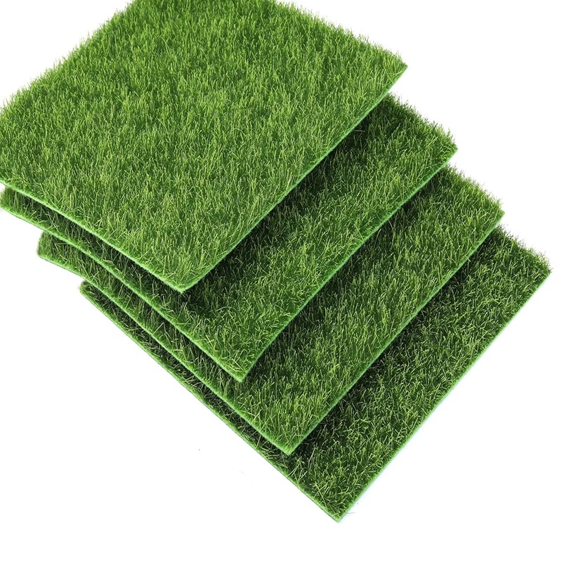 Miniature Outdoor Green Lawn