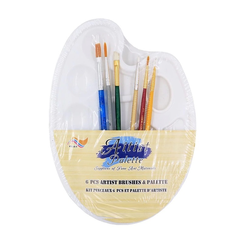 Painting Brush Set With Palette