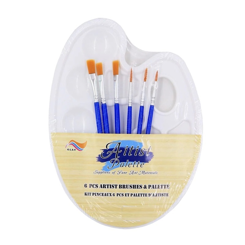 Painting Brush Set With Palette