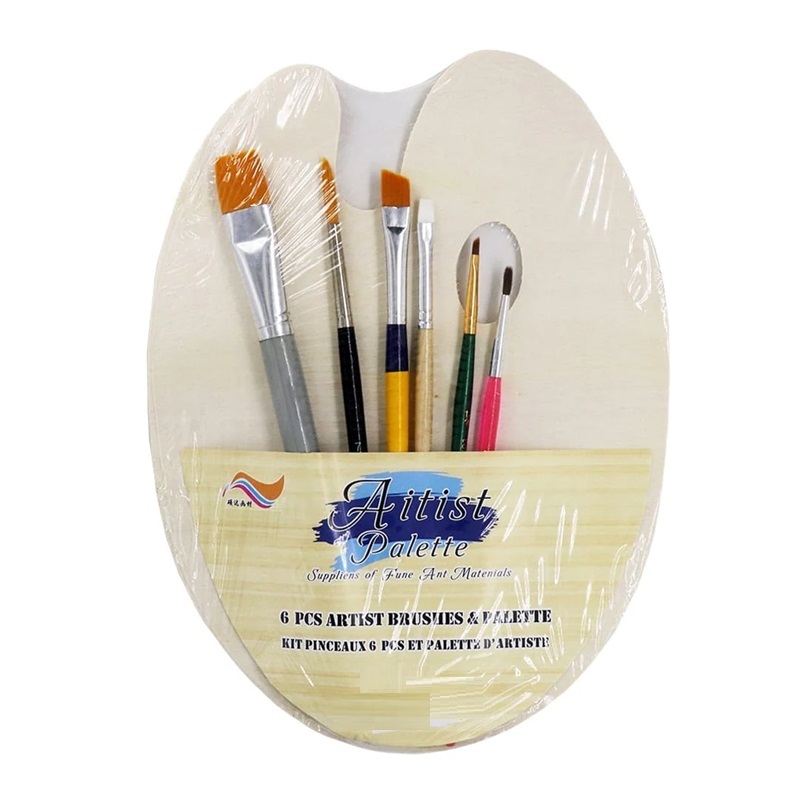 Painting Brush Set With Palette