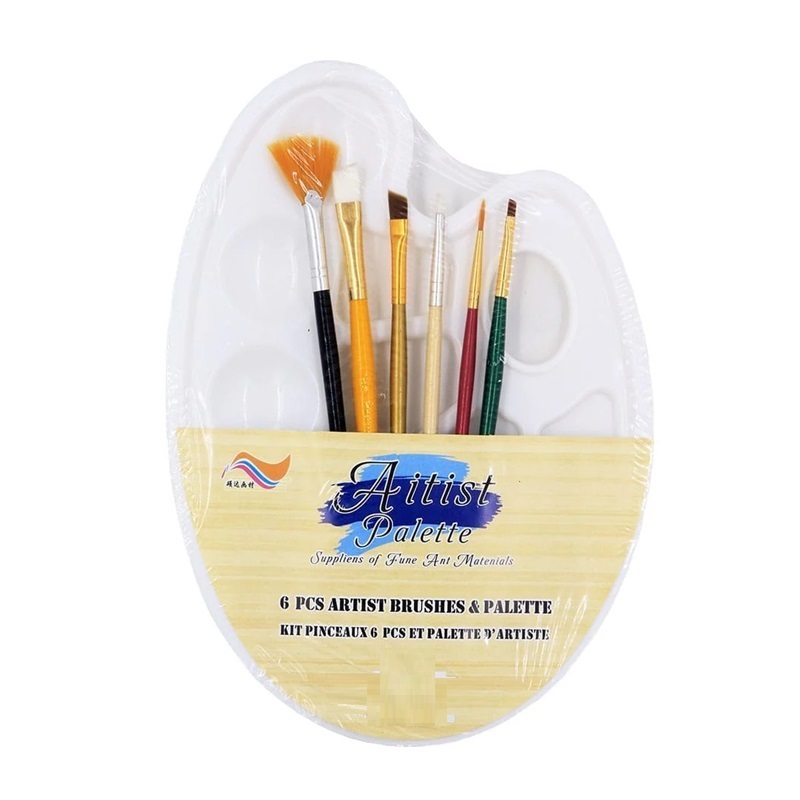 Painting Brush Set With Palette