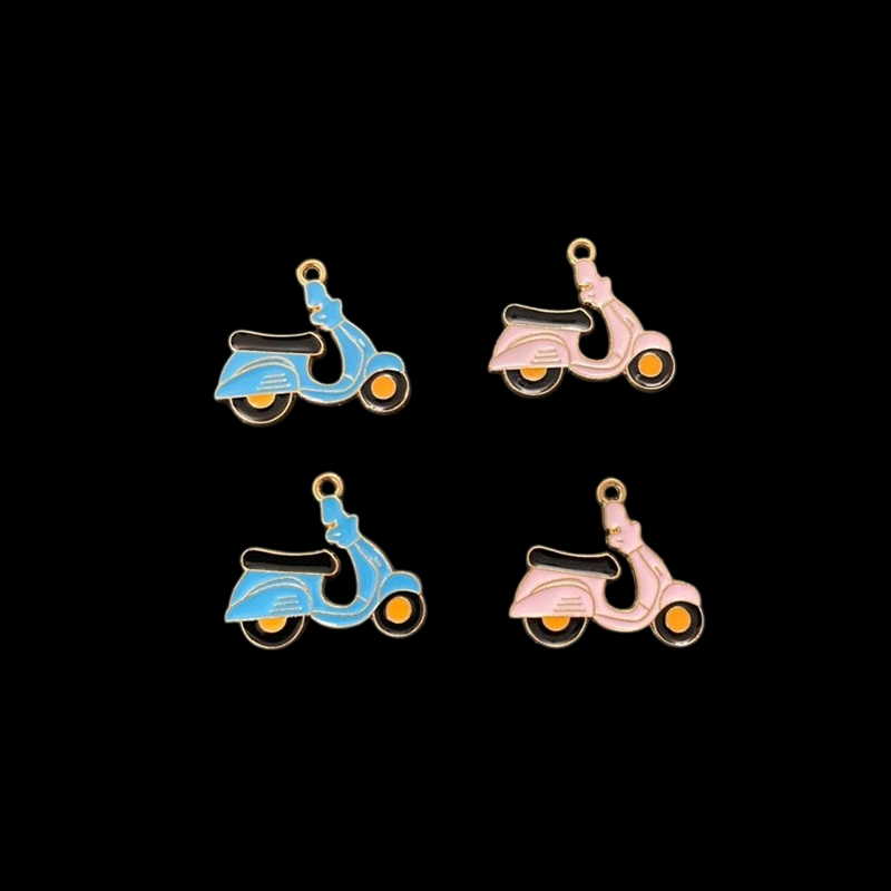 Scooter Enamel Charm