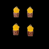 French Fried Enamel Charm