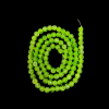 Crackle Glass Round Beads - Parrot Green