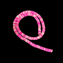 Polymer Clay Round Beads - Pink Shades