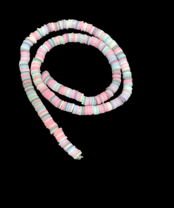 Polymer Clay Round Beads - Pastel Shades