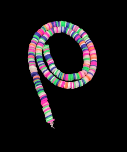 Polymer Clay Round Beads - Multicolour Shades