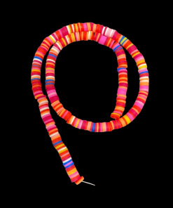 Polymer Clay Round Beads - Orange Shades