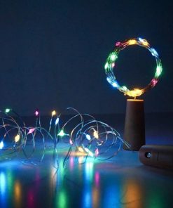 Alternative view of LED Cork Fairy Mixed Colour Light