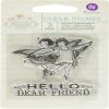 Prima Marketing Princess Clear Stamps Hello Dear Friend