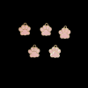 Dog Paw Enamel Charm - Baby Pink