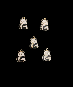 Sitting Panda Enamel Charm