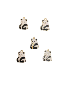 Alternative view of Sitting Panda Enamel Charm