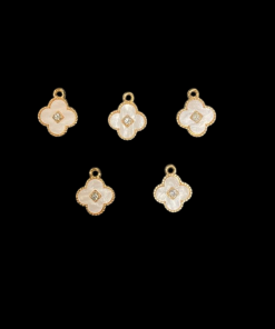 Clover Enamel Charm