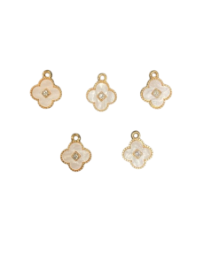 Alternative view of Clover Enamel Charm