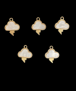 Cloud Shape Enamel Charm