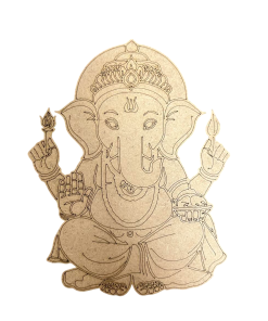 Alternative view of MDF Ganesh Design - Big