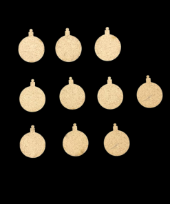 Christmas Bauble MDF Cutout