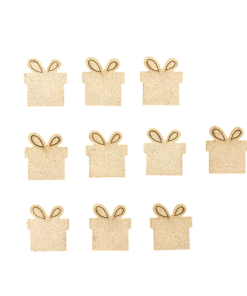 Alternative view of Christmas Gift Box MDF Cutout