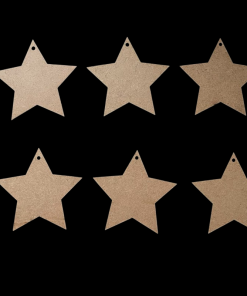 Hanging Christmas  Star MDF Set