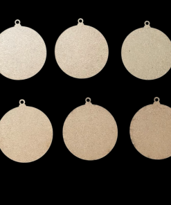 Hanging Christmas Bauble MDF Set