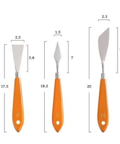 Metal Painting Knife Wooden Handle