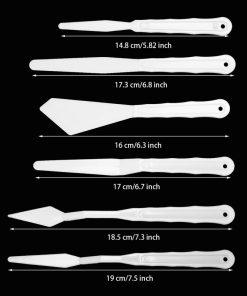 Alternative view of Plastic White Painting Palette Knife