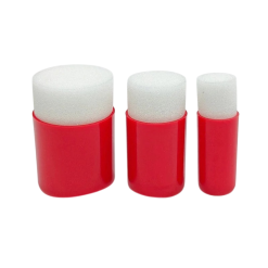 3 Pieces Sponge Set With Red Handle