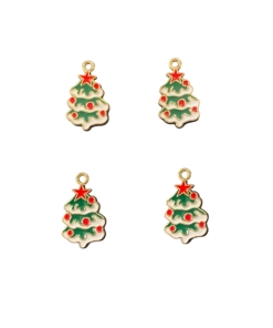 Alternative view of Christmas Tree Enamel Charm