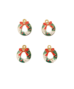 Alternative view of Wreath Enamel Charm