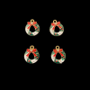 Wreath Enamel Charm