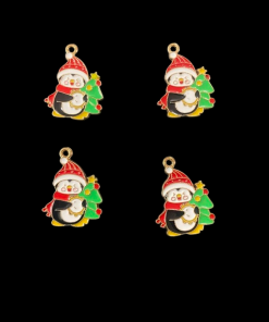 Santa Claus Enamel Charm